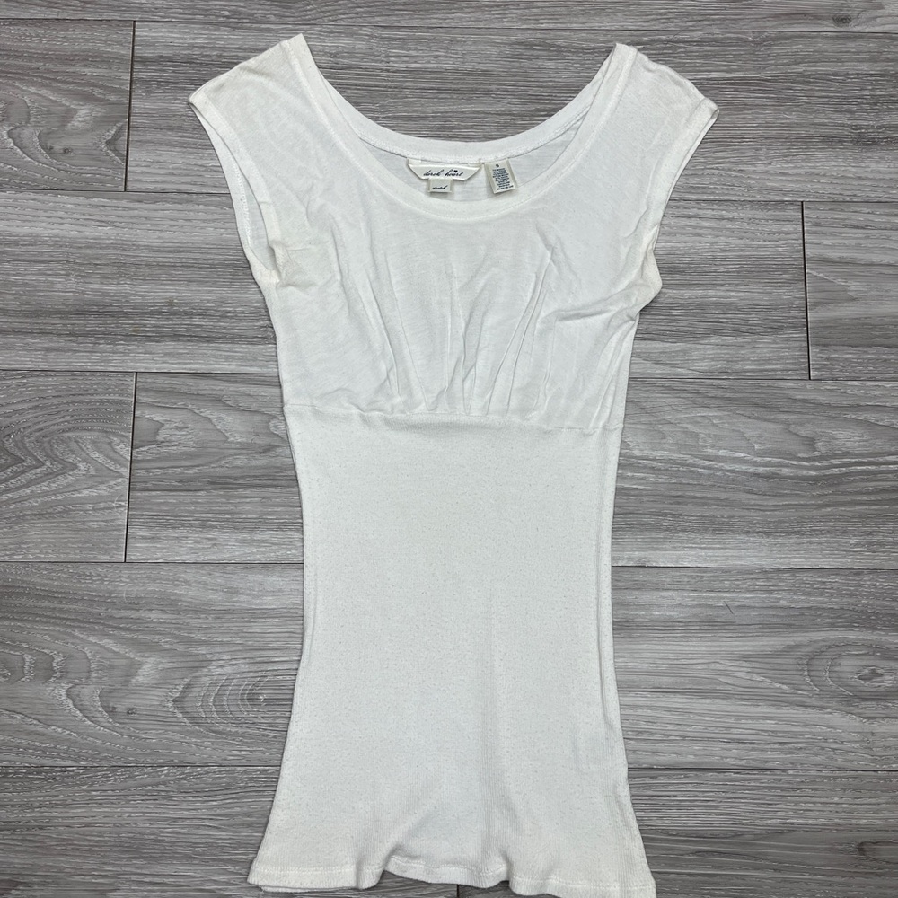 Derek Heart White Short Sleeve Tee